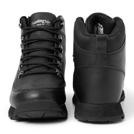 Zapatos trekking hombre Bustagrip piel negro 6