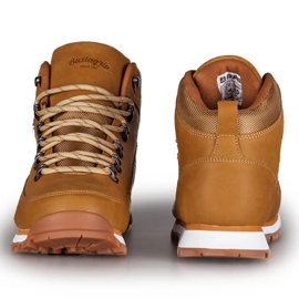 Zapatos trekking hombre piel amarillo Outback Bustagrip 5