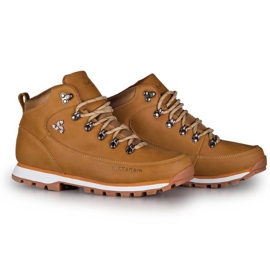 Zapatos trekking hombre piel amarillo Outback Bustagrip 3