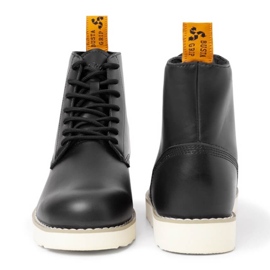 Big Star Zapatos de piel para hombre altos negros Buster Bustagrip 4