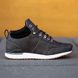 Zapatos hombre piel gris Jogger Bustagrip 6