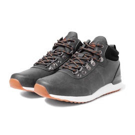 Zapatos hombre piel gris Jogger Bustagrip 5