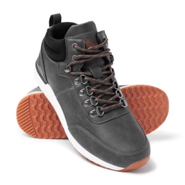 Zapatos hombre piel gris Jogger Bustagrip 4