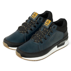 Zapatos hombre piel azul marino Cruiser Bustagrip 2