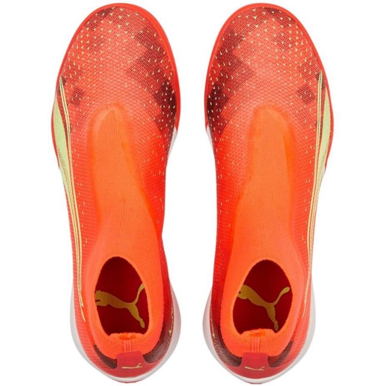 Zapatillas de fútbol Puma Ultra Match+ Ll Tt 107034 03 naranja naranjas y rojos 2