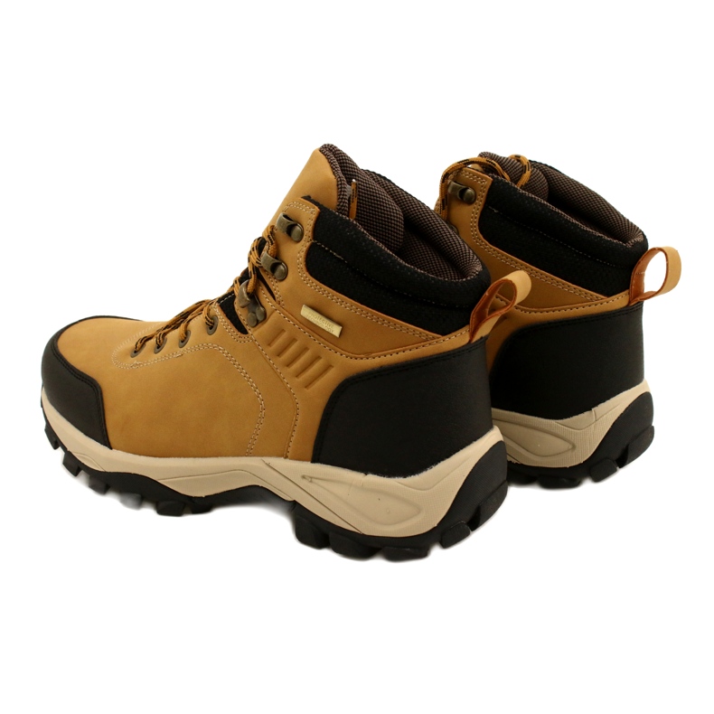Evento Botas de trekking aislantes para hombres camello 20mn20-3317 negro 3