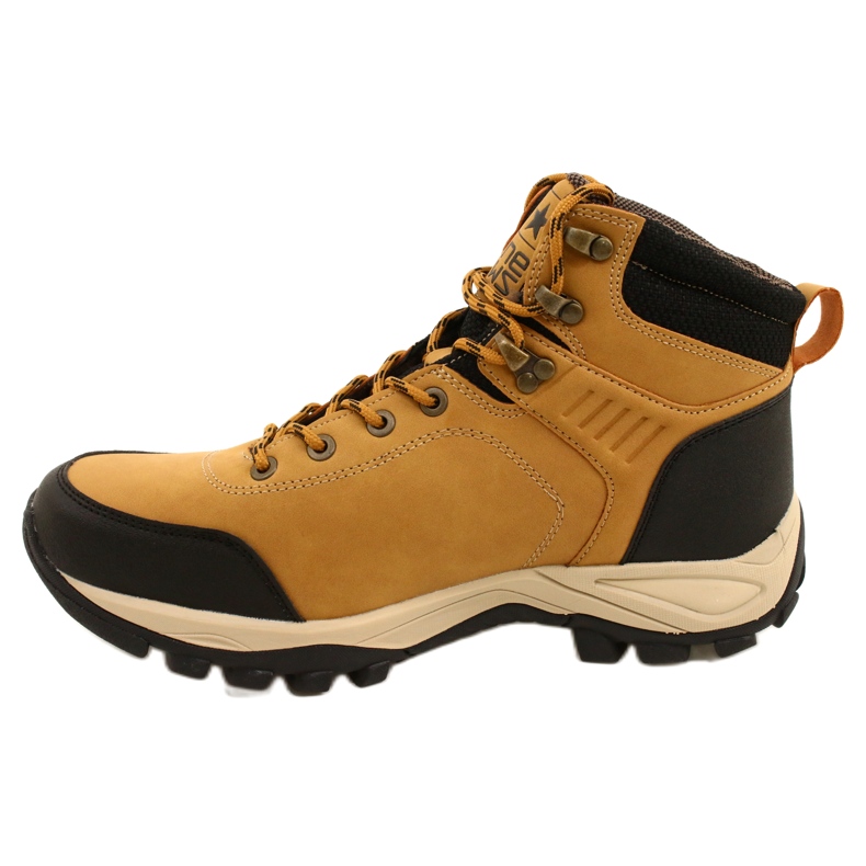 Evento Botas de trekking aislantes para hombres camello 20mn20-3317 negro 1