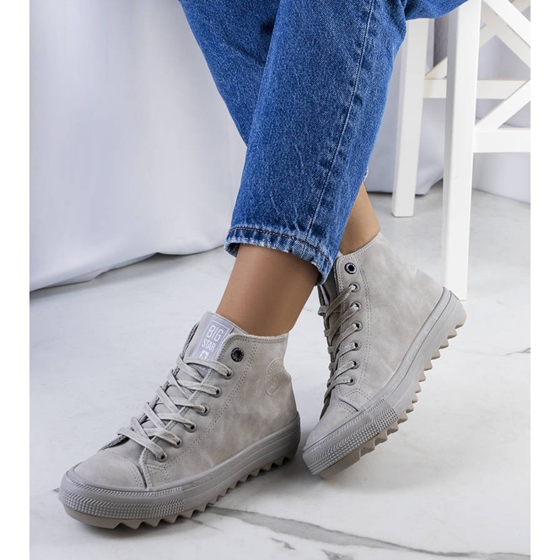 Deportivas grises con aislamiento Big Star GG274070 1