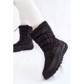Botas de nieve altas y cálidas para mujer Big Star KK274599 Black negro 2