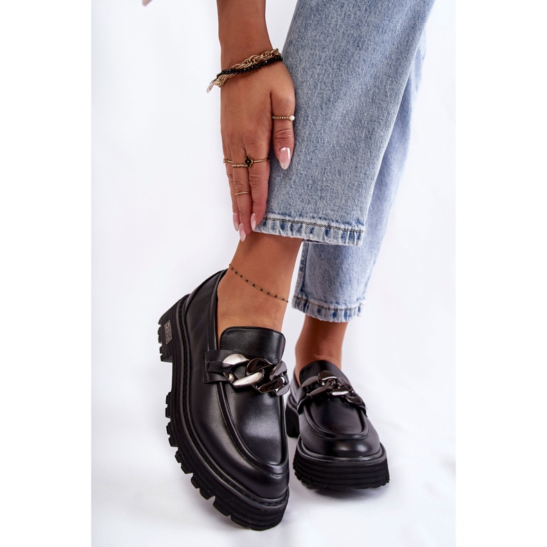 Zapatos de Cuero Mujer Big Star KK274498 Negro 1