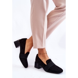 Bombas de gamuza de moda La.Fi 230033B-SU Negro 2