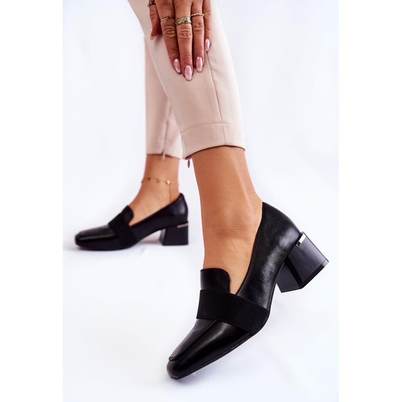 Zapatos De Salón De Moda En Piel La.Fi 230033B-PU Negro 2