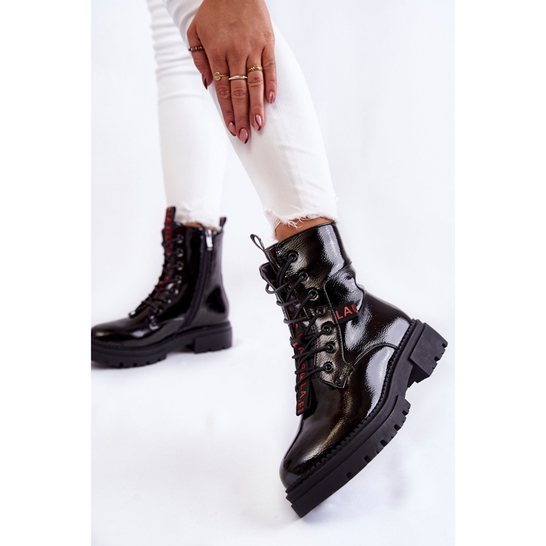 Botas Cálidas Lacadas La.Fi 250054B-LA Negro 2 Botas Cálidas Lacadas La.Fi 250054B-LA Negro 2