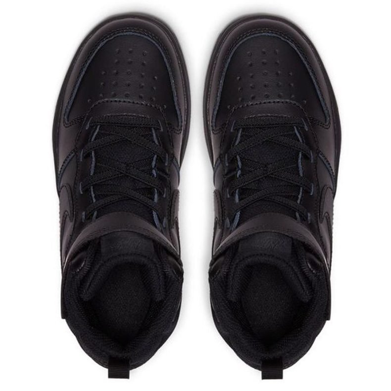 Nike Court Borough Mid 2 Jr CD7783 001 negro 1 Nike Court Borough Mid 2 Jr CD7783 001 negro 1