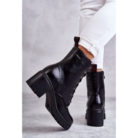 Vinceza Botas De Mujer Negras Cálidas Tacón Alto Grethe negro 3 Vinceza Botas De Mujer Negras Cálidas Tacón Alto Grethe negro 3