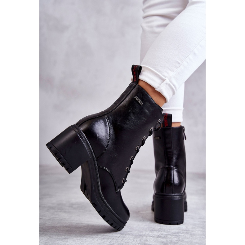 Vinceza Botas De Mujer Negras Cálidas Tacón Alto Grethe negro 3 Vinceza Botas De Mujer Negras Cálidas Tacón Alto Grethe negro 3