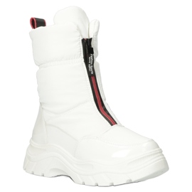 Botas de nieve de mujeres blancas aisladas con pelaje en el control deslizante Filippo DBT4236 blanco 1 Botas de nieve de mujeres blancas aisladas con pelaje en el control deslizante Filippo DBT4236 blanco 1