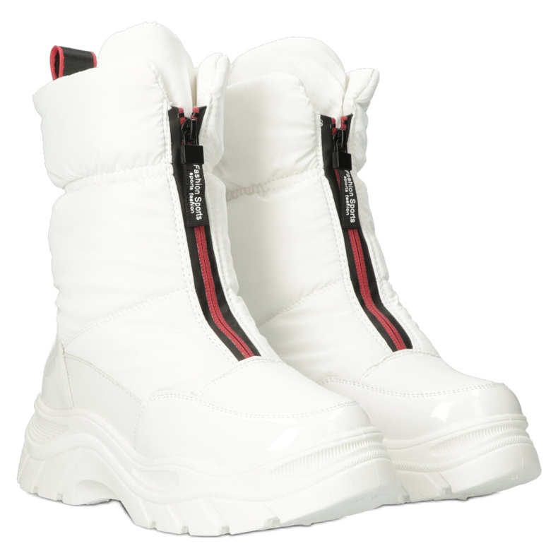 Botas de nieve de mujeres blancas aisladas con pelaje en el control deslizante Filippo DBT4236 blanco 3 Botas de nieve de mujeres blancas aisladas con pelaje en el control deslizante Filippo DBT4236 blanco 3