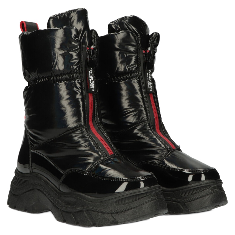 Filippo DBT4236 Botas de nieve de mujeres negras aisladas negro 2