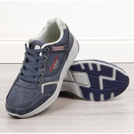 Deportivas casual hombre azul marino McBraun 2