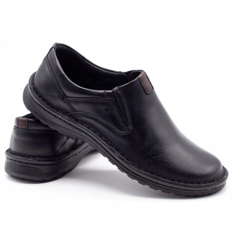 Joker Mocasines hombre piel negro 382 3