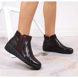Botines con crochet aislado T.Sokolski W SCA176B marrón 3