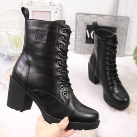 Botas con cordones y cremallera, con aislamiento Jezzi W JEZ140E negro 4