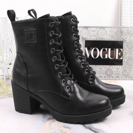 Botas con cordones y cremallera, con aislamiento Jezzi W JEZ140E negro 5