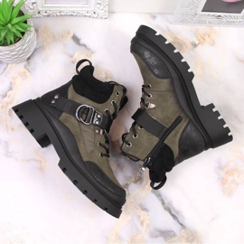 Botas de montaña con aislamiento NEWS W EVE376A verde 6
