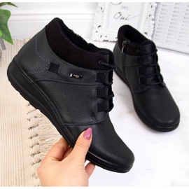 Botas de piel con aislamiento Helios W H521A negro 1