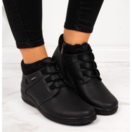 Botas de piel con aislamiento Helios W H521A negro 3