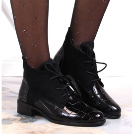 Botas con cordones Jezzi W JEZ299C negro 1