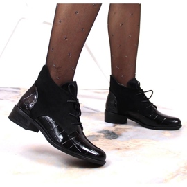 Botas con cordones Jezzi W JEZ299C negro 2