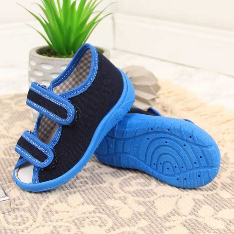 Chanclas de casa Nazo Jr. TEX4C azul 2