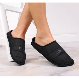 Pantuflas sin cordones con aislamiento Big Star INT1773B negro 1
