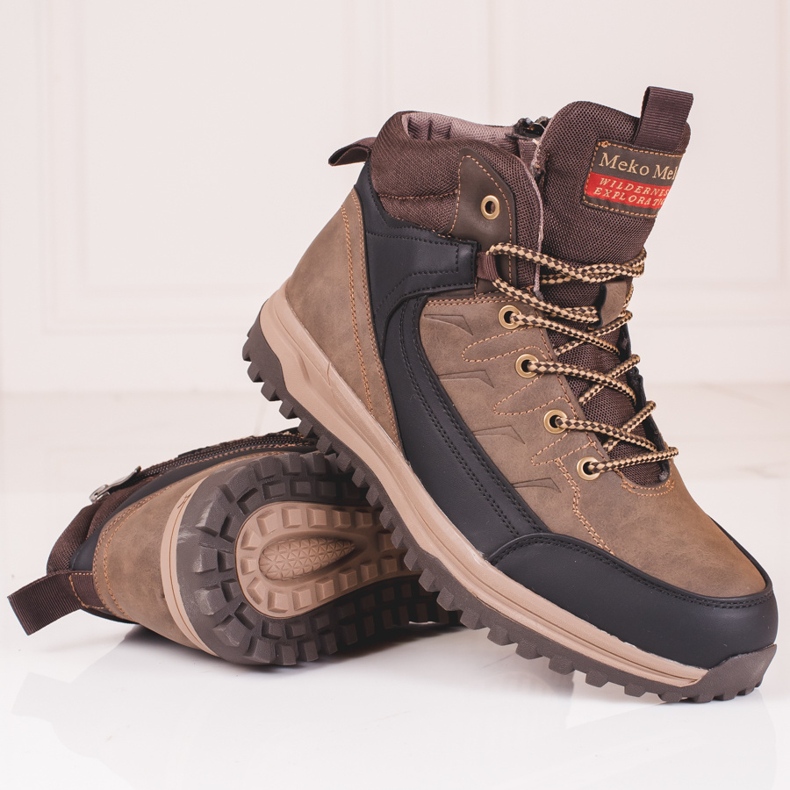 SHELOVET Botas altas marrones hombre marrón 1