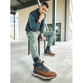 Zapatos marrones de hombre Rieker U0161-42 marrón 2