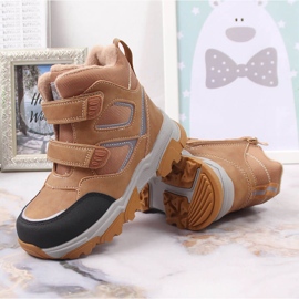 News Zapatos de invierno para niños con aislamiento de lana de oveja camel marrón negro multicolor 3