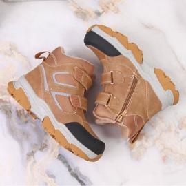 News Zapatos de invierno para niños con aislamiento de lana de oveja camel marrón negro multicolor 4