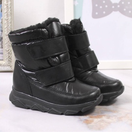 Botas de nieve impermeables con membrana negro Kornecki 6895 3