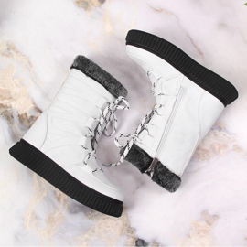 Zapatos de niña con pelo blanco Potocki 2
