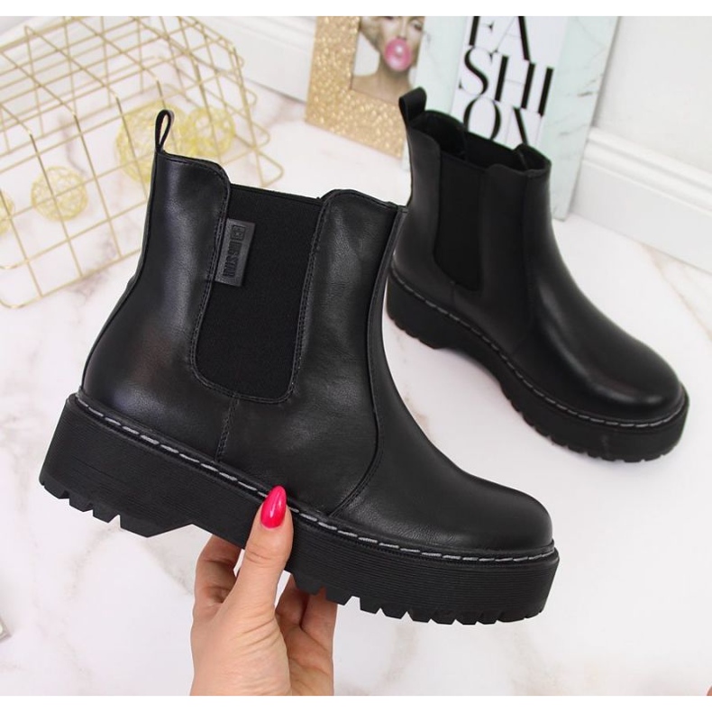 Botas Chelsea con aislamiento Big Star II274101, negro 1