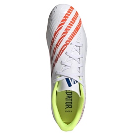 Botas de fútbol adidas Predator Edge.4 FxG M GW0989 blanco blanco 2