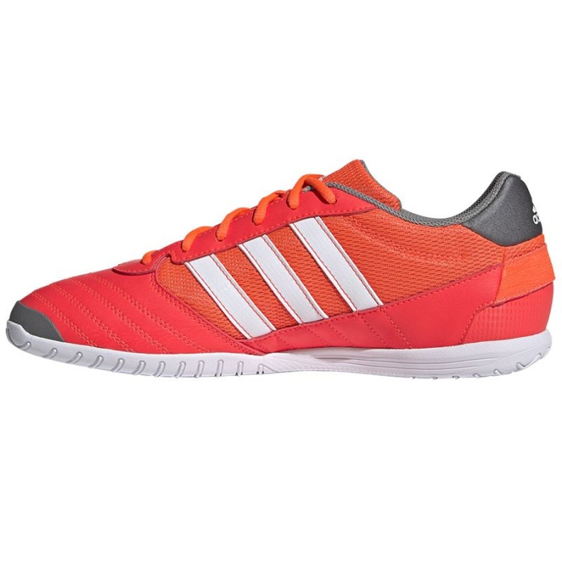Botas de fútbol Adidas Super Sala En M GV7593 rojo naranjas y tintos 1