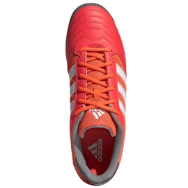 Botas de fútbol Adidas Super Sala En M GV7593 rojo naranjas y tintos 2