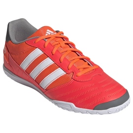 Botas de fútbol Adidas Super Sala En M GV7593 rojo naranjas y tintos 3