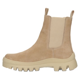 Botas Jodhpur de piel y ante, con aislamiento beige Filippo 8
