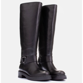 Marco Shoes Botas con una parte superior más ancha negro 5