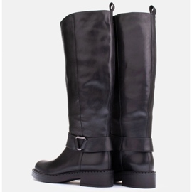 Marco Shoes Botas con una parte superior más ancha negro 6