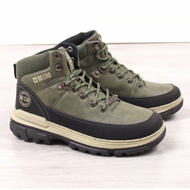 Botas de senderismo para hombre Khaki Big Star KK174119 caqui verde 1